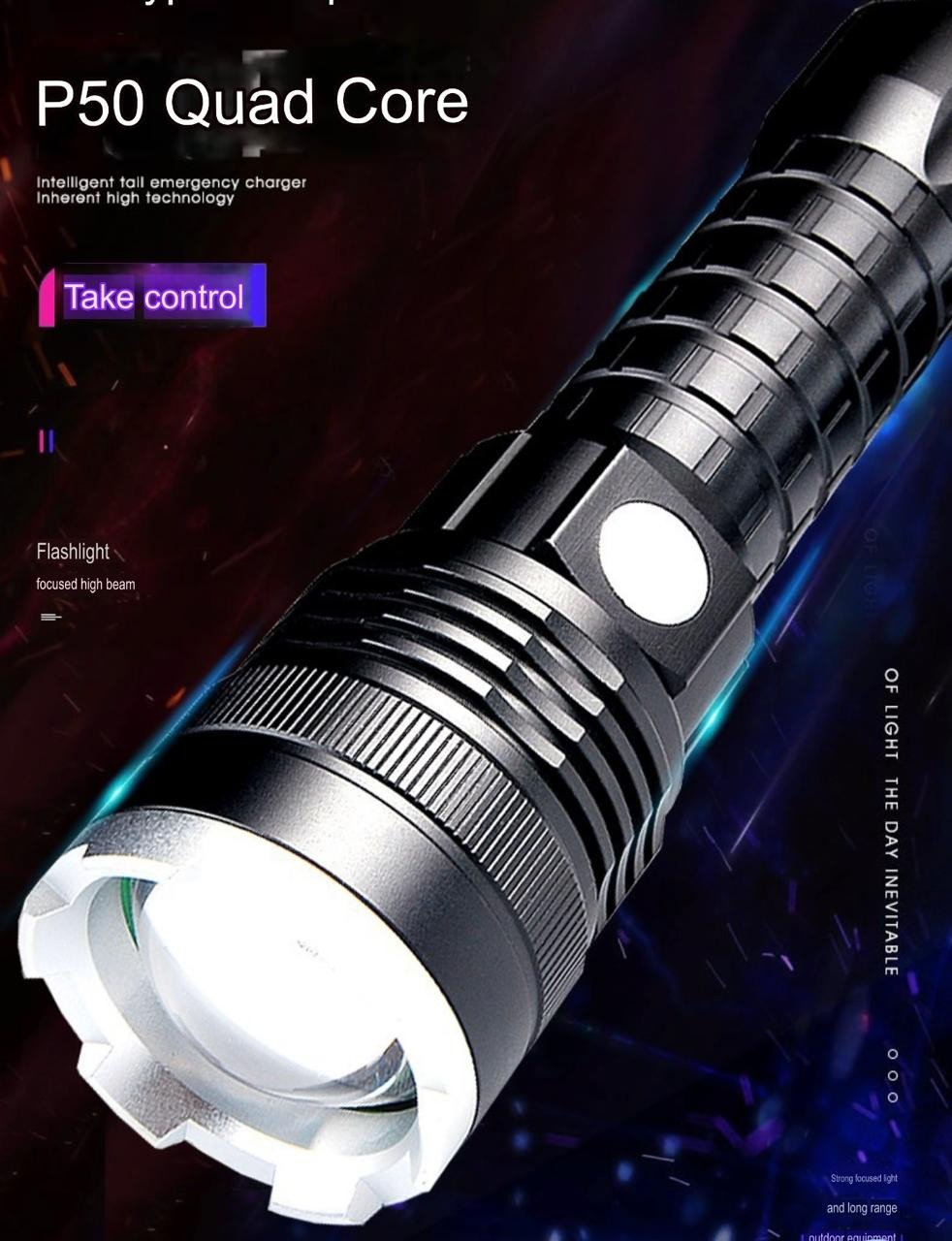 High Brightness Rechargeable Flashlights